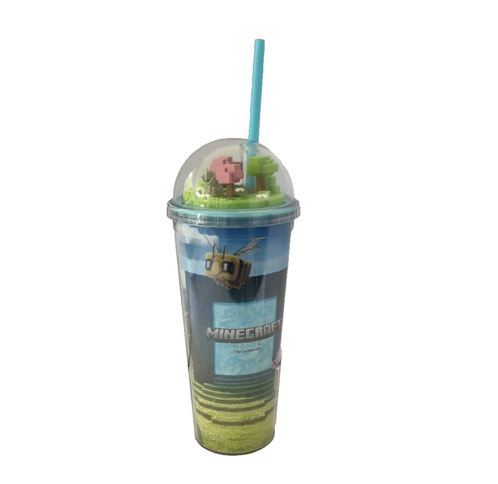 Minecraft Movie Opening Night Exclusive Dome Cup AMC Cinemark Collectible